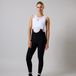 Acelera Pro Fietsbroek Dames met Zeem Lang - Winter Wielerbroek Thermo - Koersbroek met Bretels - Zwart - Maat XS