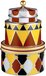 Alessi Circus Koektrommelset 3-delig - Multicolor