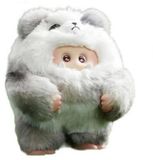 Dreame Mart Giggle Monster Porte-clés Blind Box 11 cm Unisexe Multicolore