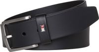 Tommy Hilfiger Denton ceinture en cuir noir - 8718772986881