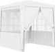 vidaXL Partytent met zijwanden professioneel 90 g/m² 2x2 m wit