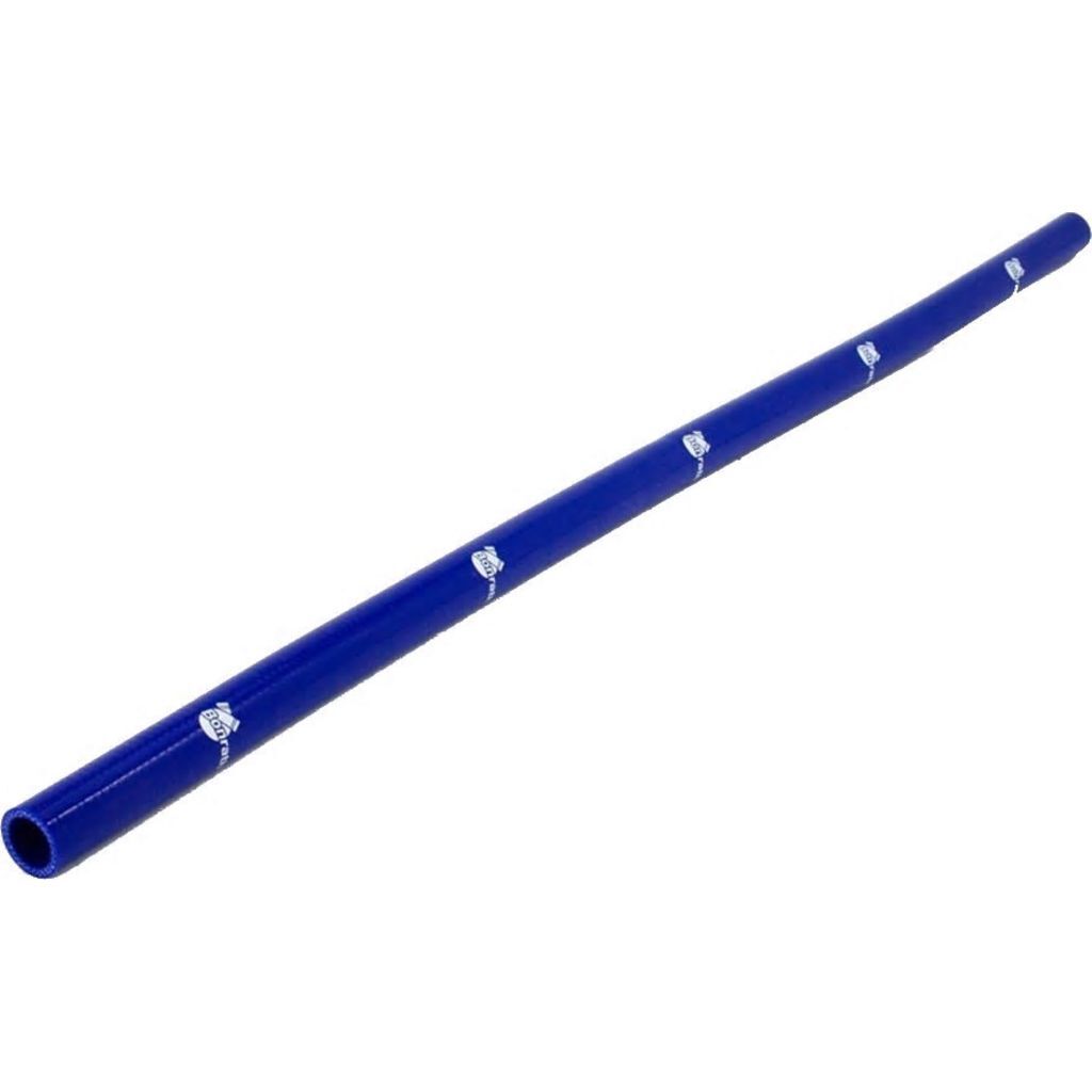 Bonrath siliconen slang Ã˜11 mm 1000 mm recht blauw