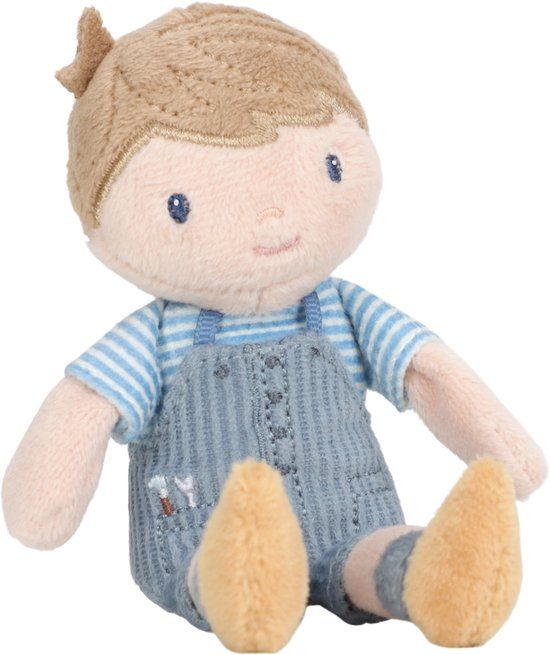 Top1Toys Little Dutch Knuffelpop - Jim - 10 cm