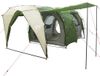 vidaXL Tente tunnel 4 personnes Vert Polyester