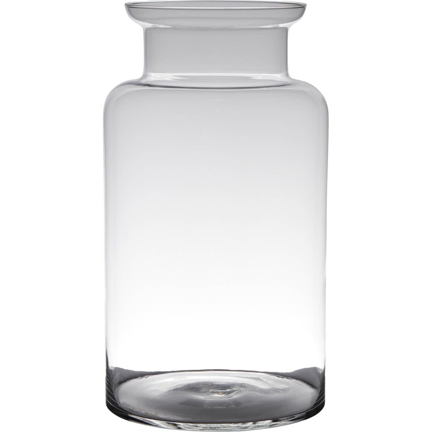 Hakbijl Glass Transparante Luxe Melkbus Vaas - 55 cm - Glas