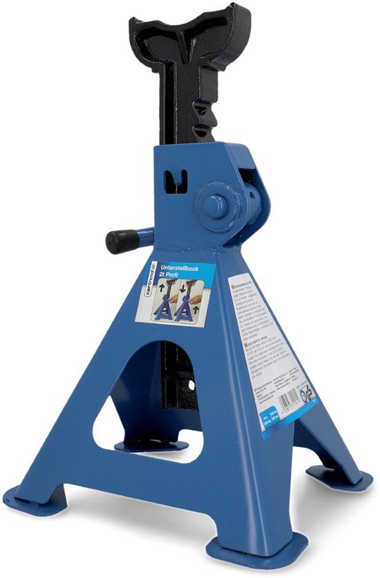cartrend assteun, draagvermogen: 2.000 kg, blauw