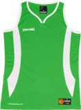 Spalding Jam Basketbalshirt Dames - Groen / Wit | Maat: XXXL