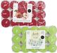 Atmosphera Acorde theelichtjes - 60x - 30x appel/kaneel - 30x jasmijn - aroma/geurkaarsen