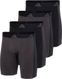 Adidas Langer Boxer Active Micro Stretch Seamless Zwart/Multikleur Heren Maat M