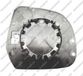 PRASCO Spiegelglas, Außenspiegel DS0147514 links, konvex | Compatibel met: DACIA DOKKER Express Kasten/Großraumlimousine, DOKKER Großraumlimousine, DUSTER, LODGY, NISSAN MICRA IV