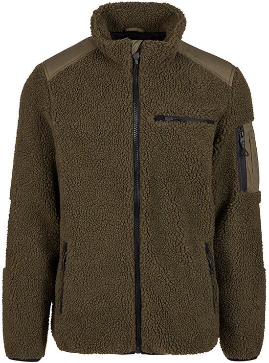 Brandit Ramble Teddy Fleece Jacket Heren Tussenseizoensjas - olijf - S