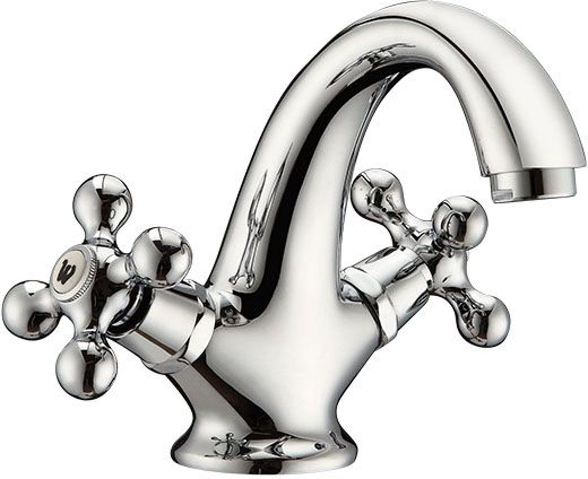 Schütte Elk Wastafelkraan - Mengkraan - Chroom
