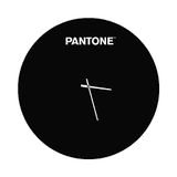 Homemania Wandklok Sunrise – Wanddecoratie, rond – voor woonkamer, keuken, kantoor – zwart, wit van metaal, 40 x 0,15 x 40 cm