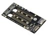 KALEA-INFORMATIQUE Adapter voor 2 SSD M2 PCIe NVMe M Key naar SFF8654 voor montage van twee M2 in plaats van SSD U2