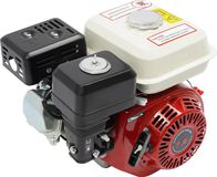 Moteur à essence - 4 temps, refroidi par air - 212 cm³ - 3000 W, 7,5 ch - 3600 tr/min - vilebrequin de 2 cm - démarrage par cordon - allumage transistor - Rouge
