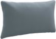 vidaXL Rugkussen PUTTEN 100% Polyester Blauw 70 x 40 x 15 cm