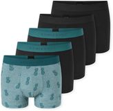 Schiesser 5PACK Shorts - 95/5 Multipacks Onderbroek - zwart, groen