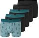Schiesser 5PACK Shorts - 95/5 Multipacks Onderbroek - zwart, groen