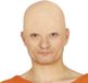 Fiestas Guirca Extra Bald Paté Halloween Pruik Unisex Volwassenen Wit