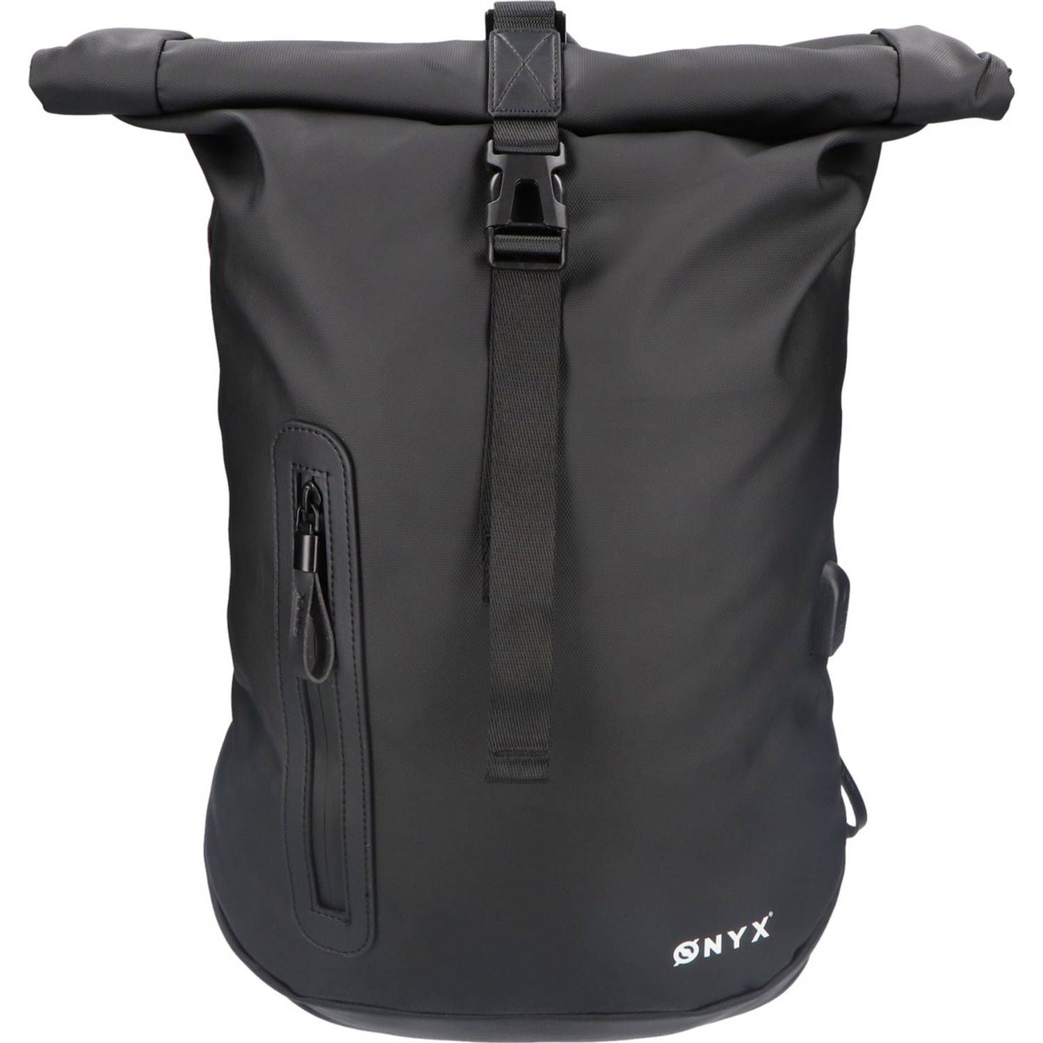 ONYX Rolltop Rugzak 30L - Zwart - Laptopvak - Waterbestendig - Unisex