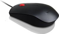 Lenovo - bedraad usb muis - 1600 dpi - voor beide handen - zwart
