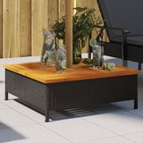 Prolenta Maison Exclusive - Afdekking voor parasolstandaard, zwart, 70x70x25 cm