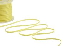 Furlanis - Dubbel satijnen lint, Italiaanse stof - geel, 3 mm x 50 m