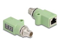 DeLOCK 60681 M12 RJ45 Groen Adapter Cat5e