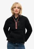Superdry Outdoor fleece met halve rits Dames Truien