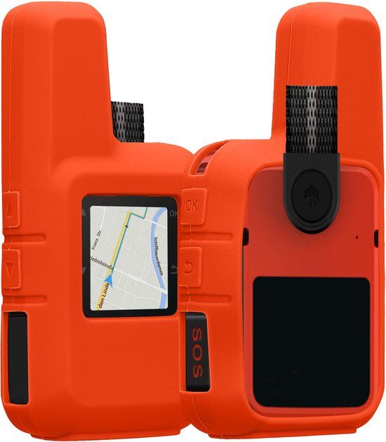 kwmobile Hoesje geschikt voor Garmin inReach Mini 2 - Beschermhoes voor handheld GPS - Back cover in oranje
