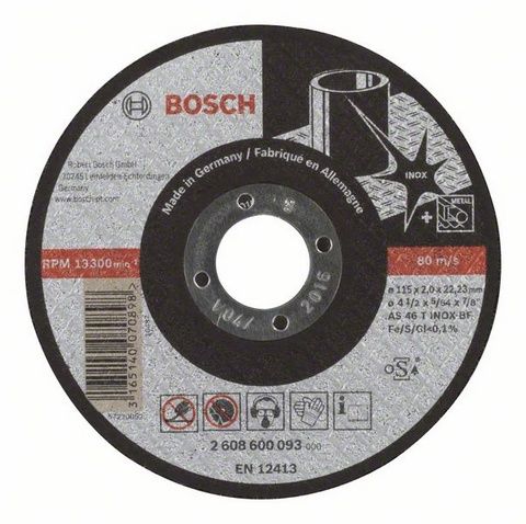 Bosch AS 46 T INOX BF - 115mm - 2 608 600 093