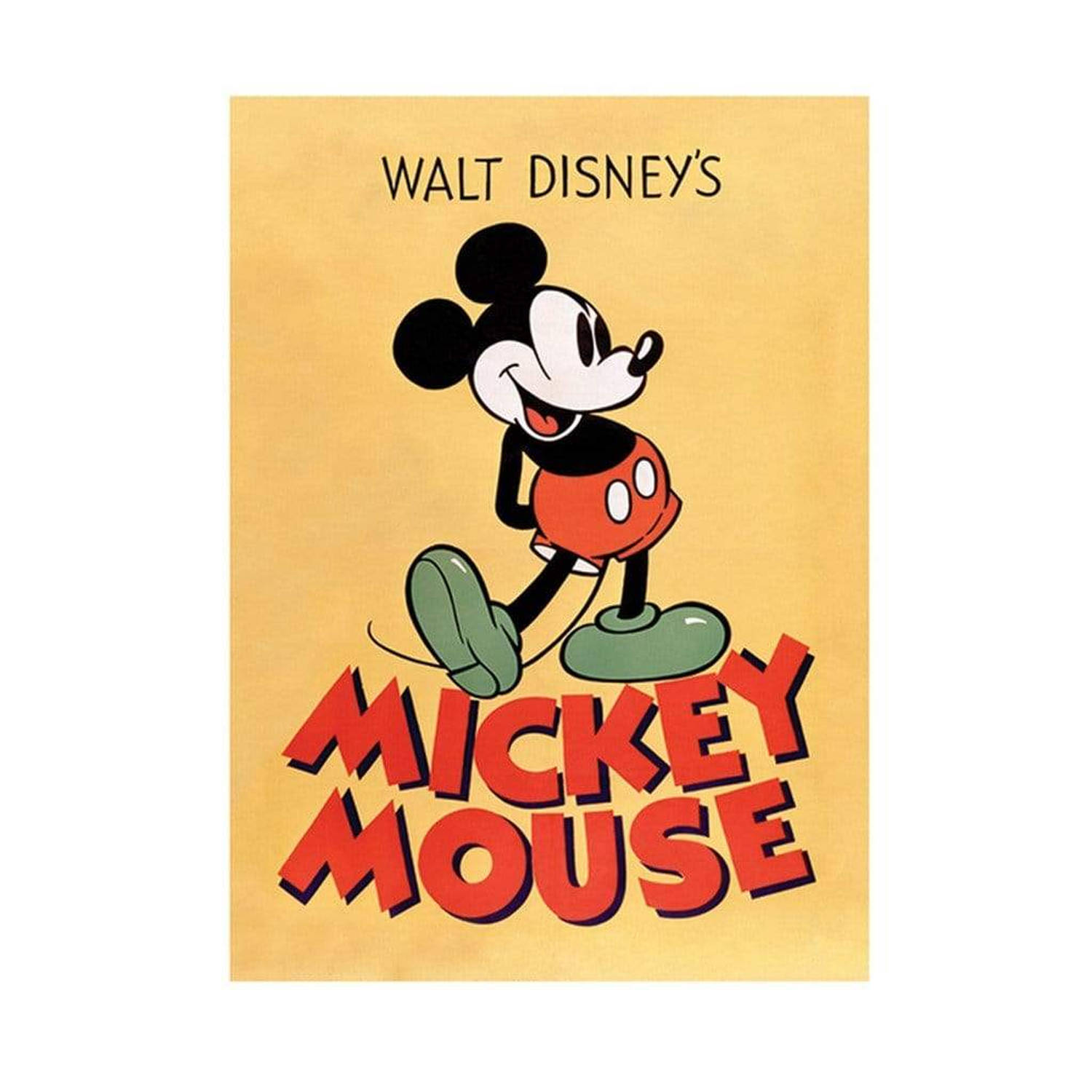 Pyramid mickey mouse mickey kunstdruk 60x80cm