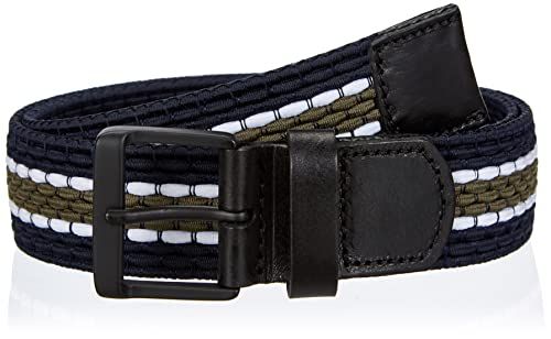 Strellson Premium Heren 3216 Riem - Navy-Olive - 120