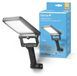 Lampe solaire LED extérieure, 4000 Kelvin, 25m², détecteur de mouvement, IP54, 12 heures d'autonomie