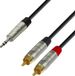 Adam Hall Cables K4 YWCC 0600 6m 3.5mm 2 x RCA Zwart, Zilver audio kabel