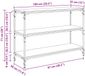 vidaXL Boekenkast Zwart eiken 70.5 x 33 x 40 cm