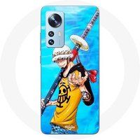 Maniacase Hoesje voor Xiaomi Mi 12 / 12X One Piece Manga Trafalgar Law zwaard