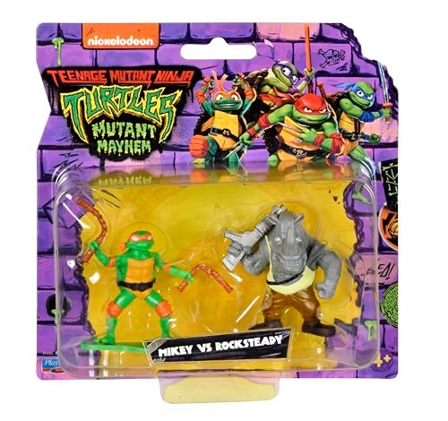 Teenage Mutant Ninja Turtles Movie Mini Figure 2-Pack Mike & Rocksteady