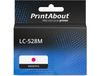 PrintAbout Magenta LC-528M Ink Cartridge for Brother