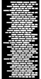 Stamperia KSTDL51 Dikke Stencil cm 12X25-Lady Vagabond Lifestyle Brick Wall, Various, 15x25 cm, 3