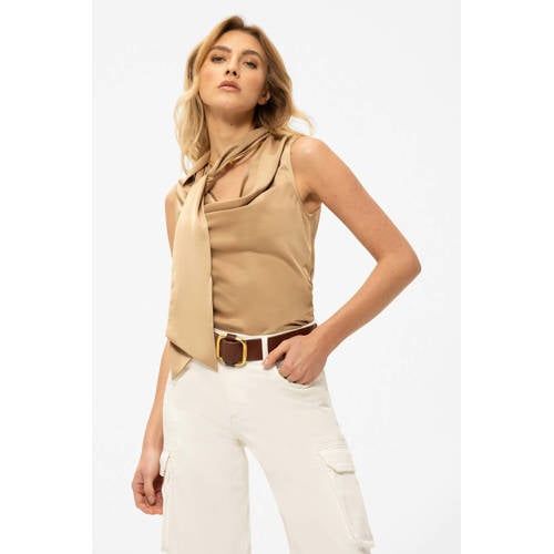 NIKKIE top taupe
