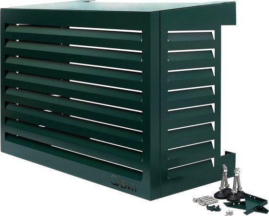 QVENTI Airco & Warmtepomp Buitenunit Omkasting - 100 x 75 x 50cm - Groen