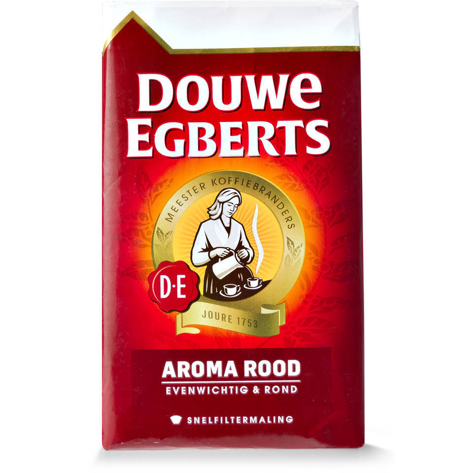 Douwe Egberts Aroma Rood filterkoffie 250 g