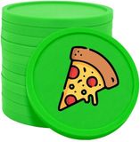 CombiCraft pizza consumptiemunten groen - Ø29mm enkelzijdig bedrukt - 100 stuks