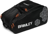 Brimley PRO Padeltas - Padelhoes - Hoogwaardig slijtvast materiaal - Ruimte voor meerdere rackets - Isolerend compartiment houdt eten/drinken koel – Met schoenenvak - Zwart