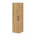 Homlando Armoire de salle de bain Lumi, 110 cm, finition chêne "craft", couleur or, armoire murale