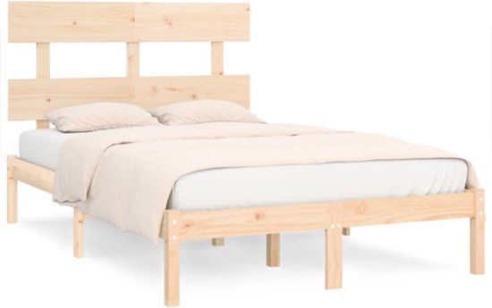 vidaXL Bedframe massief hout 120x200 cm