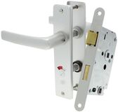 Nemef serrure de WC 1264/94 avec garniture - Acier