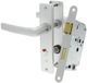 Nemef serrure de WC 1264/94 avec garniture - Acier