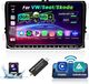 Hikity Autoradio UK-C216 DAB/DAB+ CarPlay Android pour VW Golf Seat
